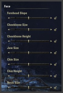 Character creation - Face